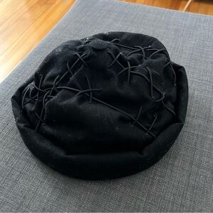 BÉTON CIRÉ Black Fisherman Cap Elastic Unisex Docker French Quality